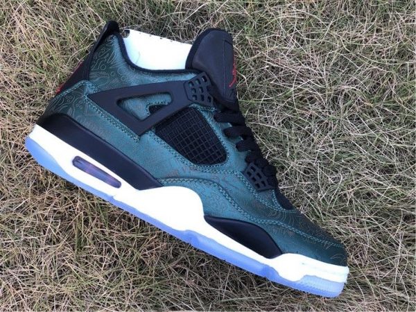Air Jordan 4s Laser Shiny Green shoes for sale
