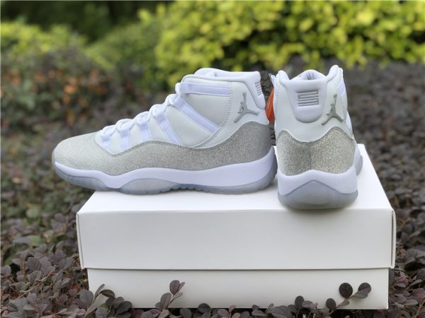 Air Jordan XI Metallic Silver for women