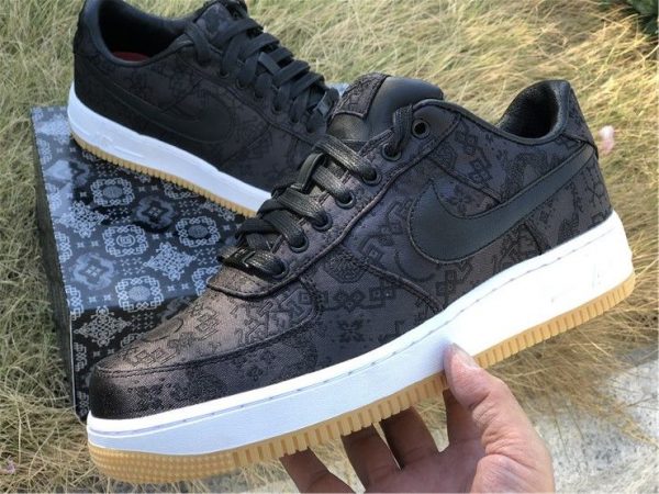 Fragment CLOT Nike Air Force 1 Black for sale