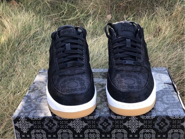 Fragment CLOT Nike Air Force 1 Black upper