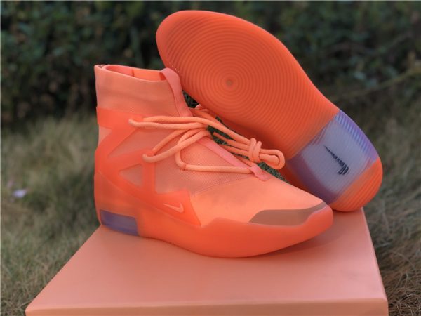 Nike Air Fear Of God 1 Orange Pulse high