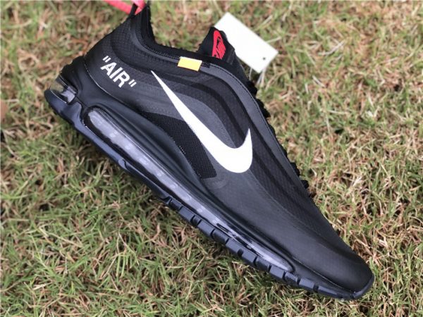 Off-White x Air Max 97s Black Cone panel