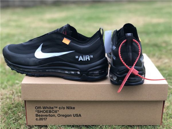 Off-White x Air Max 97s Black Cone sale