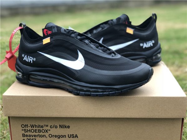 Off-White x Air Max 97s Black Cone shoes