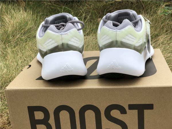 adidas Yeezy 700 V3 White Grey Green heel