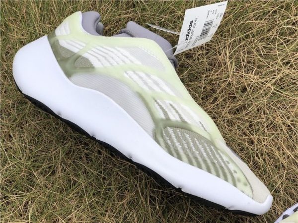 adidas Yeezy 700 V3 White Grey Green panel