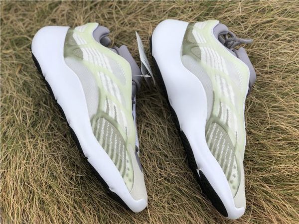 adidas Yeezy 700 V3 White Grey Green panels