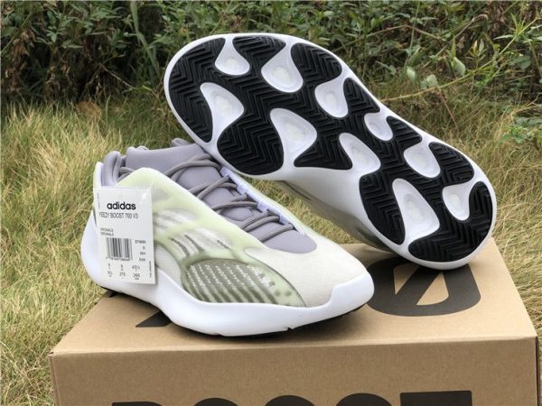 latest adidas Yeezy 700 V3 White Grey Green