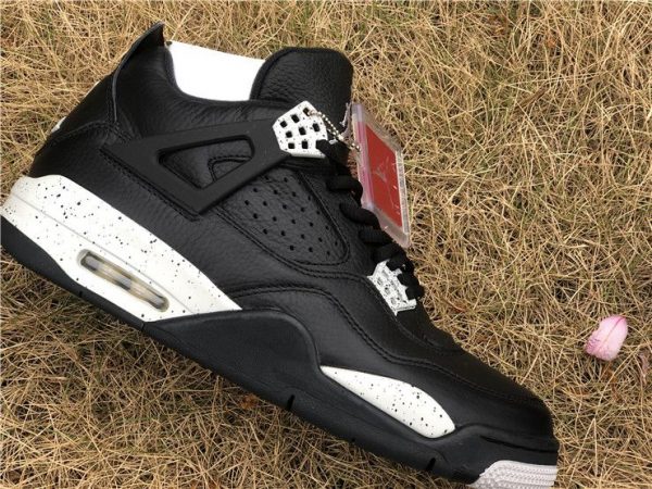 Air Jordan IV 4 Retro LS Oreo Black