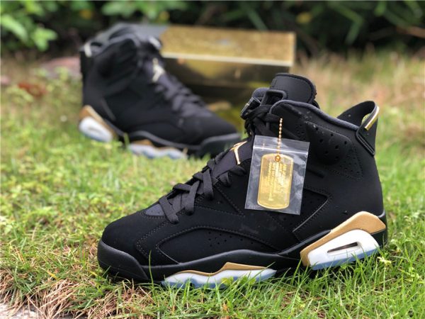 Black Gold Jordan 6 DMP 2020 sneaker