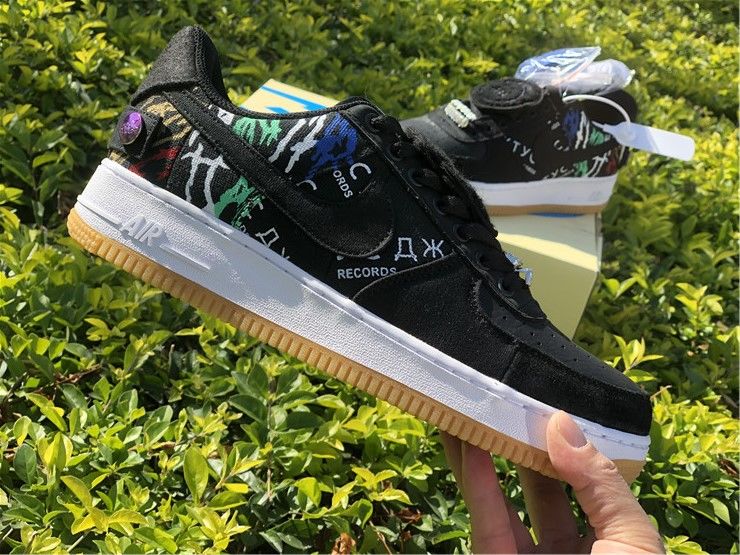 Black Travis Scott’s Nike AF-1 Low Cactus Jack KAKTYC A*EK Records