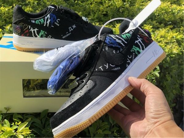 Cactus Jack Travis Scotts Nike air force 1 Low Black