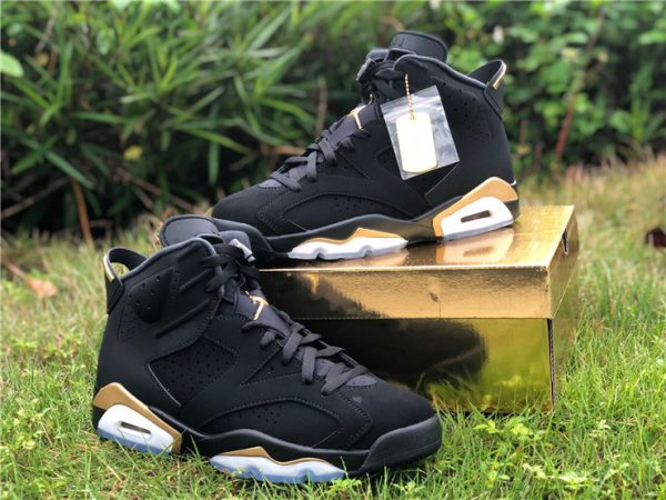 New Jordan 6 DMP Black Gold with new box