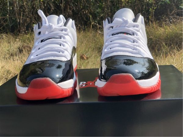 2020 Air Jordan 11 Low Concord Bred red toe