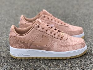 Clot x Nike Air Force 1 Low Rose Gold Silk