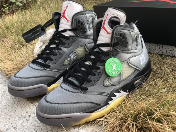 Jordan 5 Retro Off-White Black sneaker