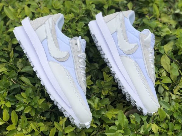 Nike LDWaffle x Sacai White Nylon Panel