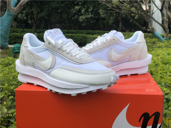 Sacai X Nike LD Waffle White Nylon BV0073-101