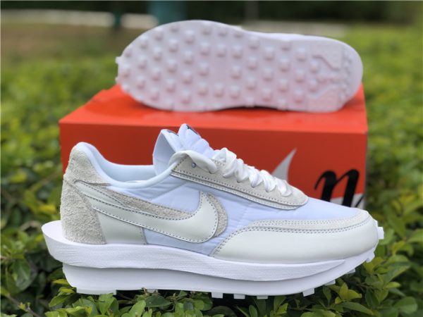 sacai Nike LDWaffle White Nylon BV0073-101 sole