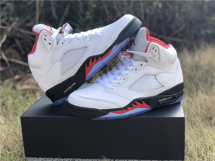 where to buy Jordan 5 Retro Fire Red Silver Tongue