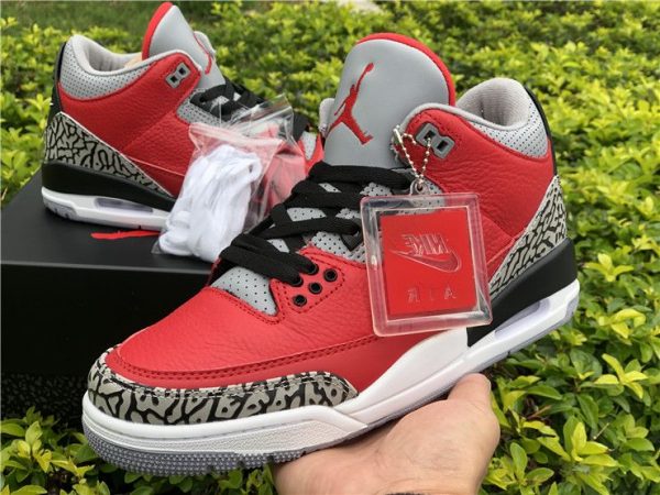 2020 shoes Air Jordan 3 Retro SE Red Cement