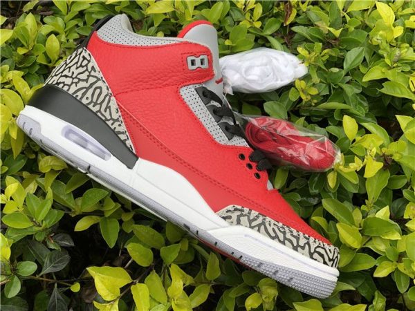 Air Jordan 3 Retro SE Red Cement lateral panel