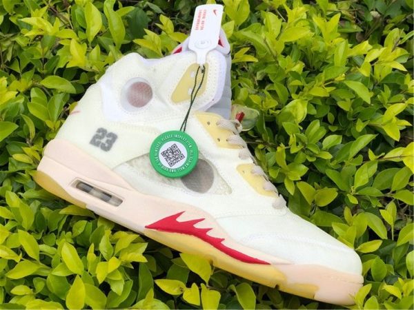 Air Jordan 5 Off-White panel