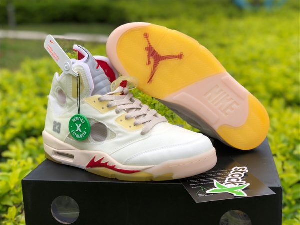 Air Jordan 5 Off-White with best price