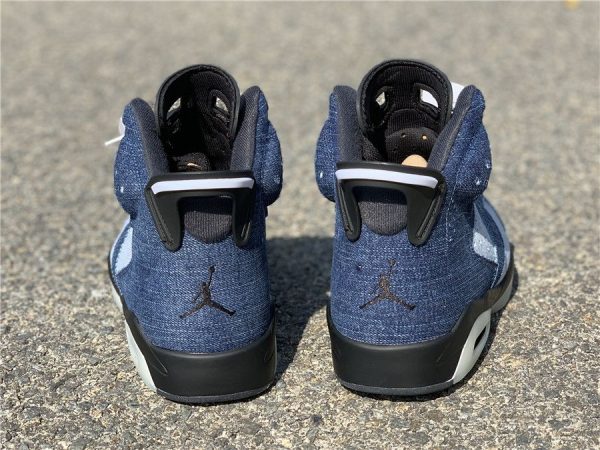 Air Jordan 6 Retro Washed Denim back heel