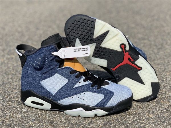 Air Jordan 6 Retro Washed Denim bottom sole