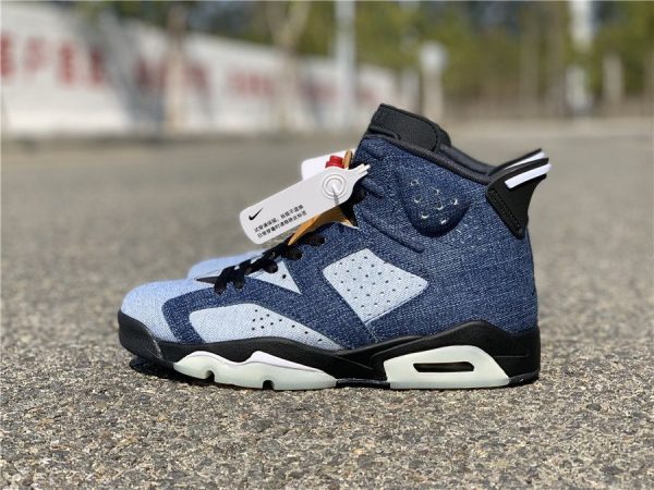 Air Jordan 6 Retro Washed Denim lateral