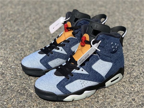 Air Jordan 6 Retro Washed Denim sneaker