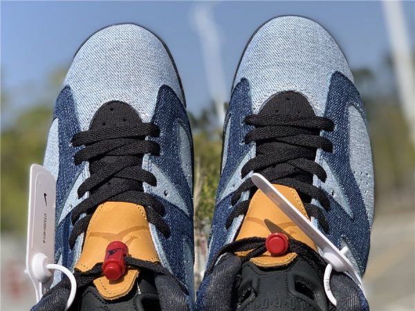 Air Jordan 6 Retro Washed Denim upper