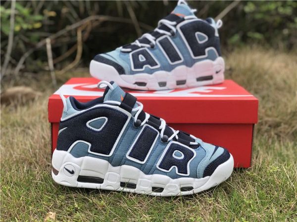 Nike Air More Uptempo 96 Denim White blue