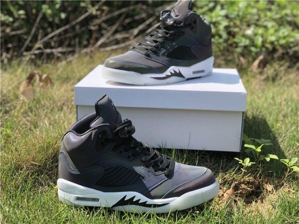 2020 Jordan 5 Retro Oil Grey Reflective Uppers