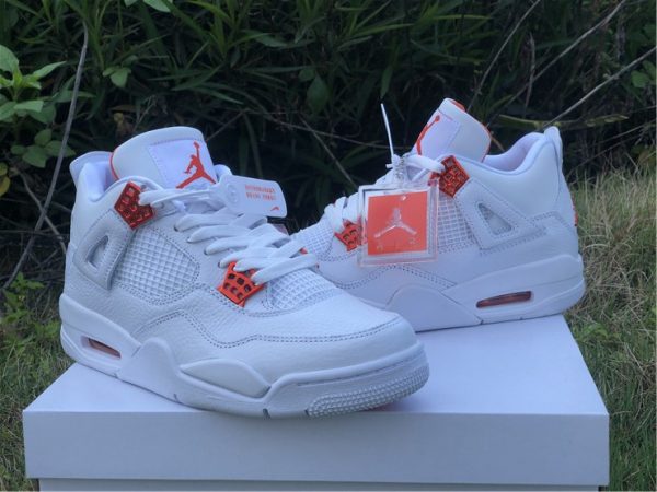 2020 new Air Jordan 4 Team Orange Metallic