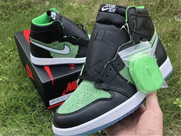 Air Jordan 1 High Zoom Rage Green lace