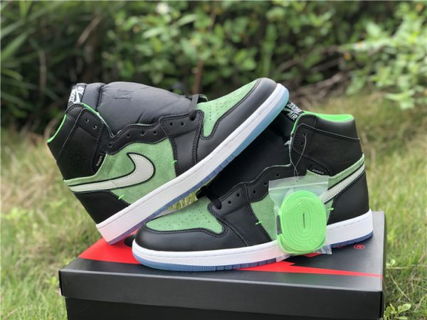 Air Jordan 1 High Zoom Rage Green panel