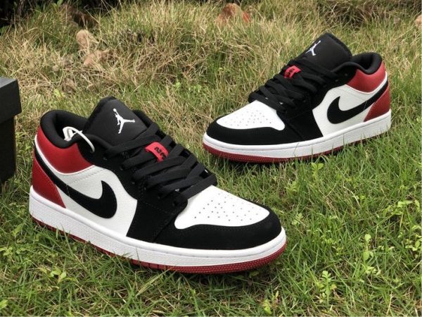 Air Jordan 1 Low Black Toe black red