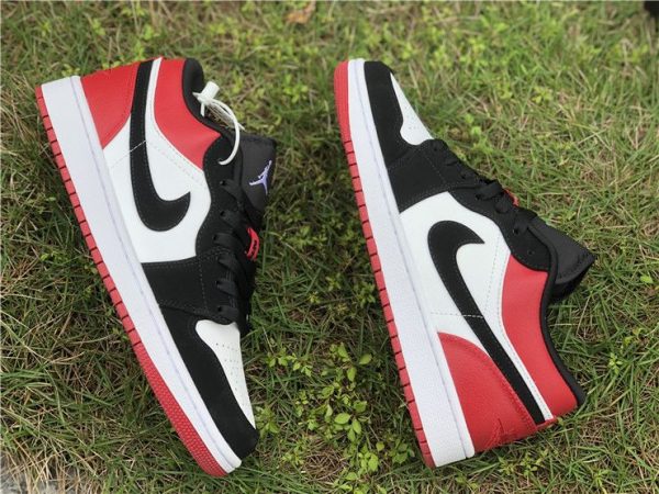 Air Jordan 1 Low Black Toe red