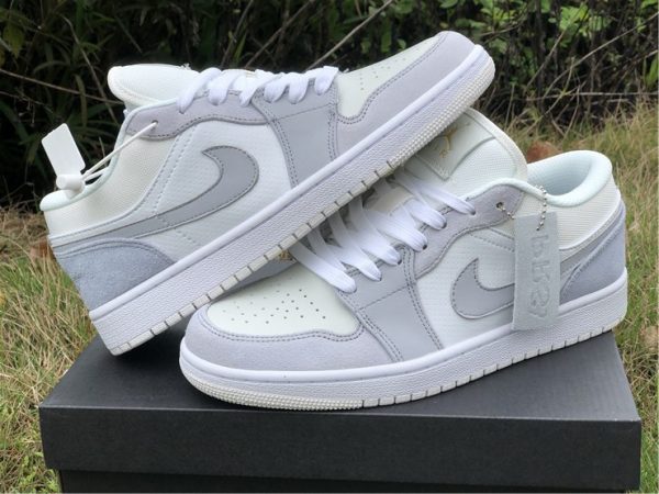 Air Jordan 1 Low Paris White Sky Grey Sneaker