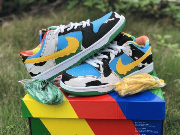 Ben Jerrys Nike SB Dunk Low Chunky Dunky shoelace