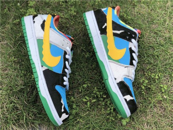 Ben Jerrys Nike SB Dunk Low Chunky Dunky yellow swooh