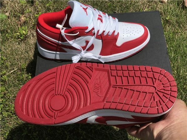 New Beginnings Air Jordan 1 Retro Low Gym Red bottom sole