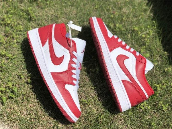 New Beginnings Air Jordan 1 Retro Low Gym Red panel