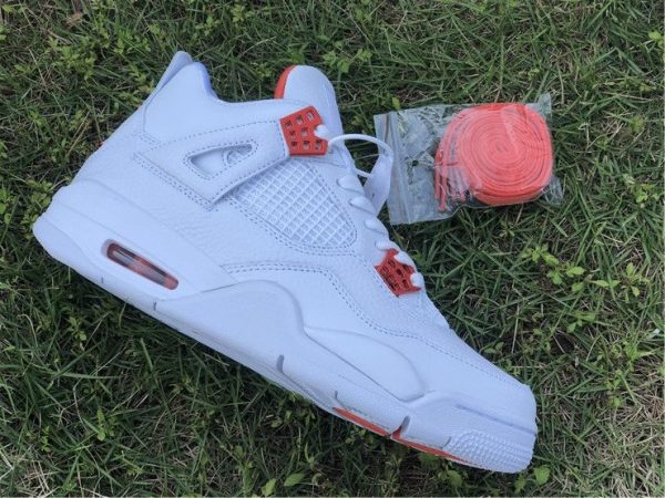 Orange Metallic Air Jordan 4 Pack lateral