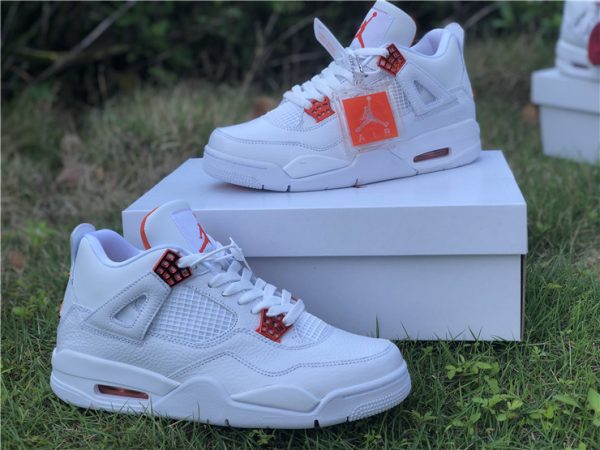 Orange Metallic Air Jordan 4 Pack sneaker