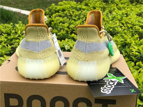 adidas Yeezy Boost 350 V2 Marsh yellow heel