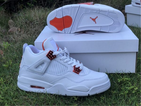 buy Orange Metallic Air Jordan 4 Pack