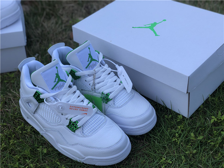 new Air Jordan 4 Metallic Green